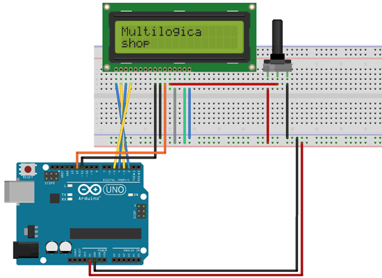Tutorial Multilógica-Shop Arduino Display LCD
